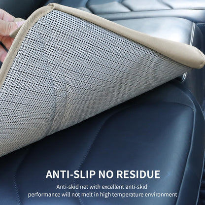 Viaviat Durable Car Seat Kick Mat & Protector – Beige