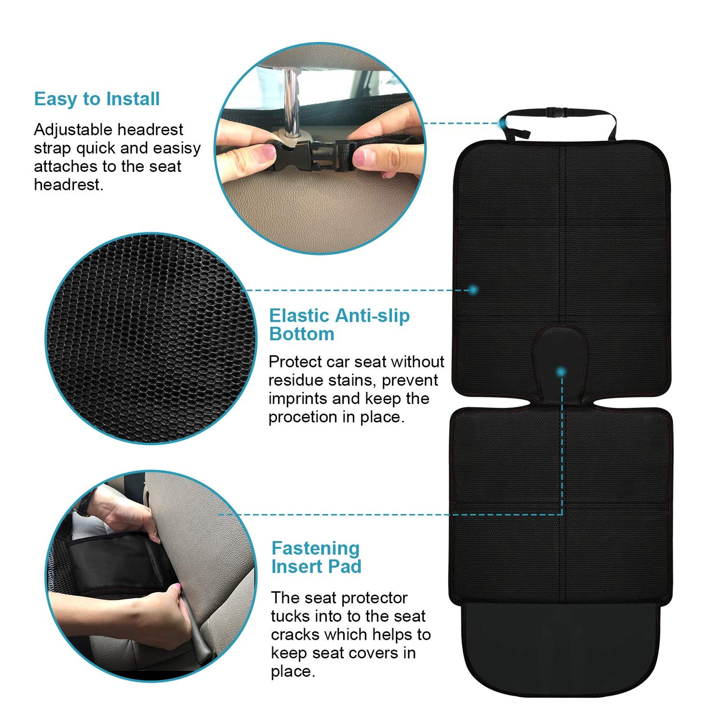 MORROLS Waterproof Child & Pet Car Seat Protector